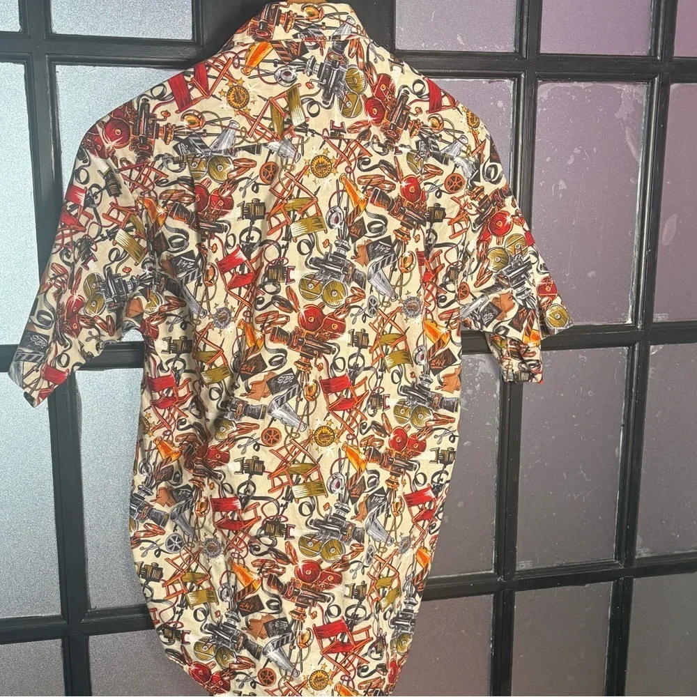 Men's Vintage Print Casual Shirt - Picture 6 of 13